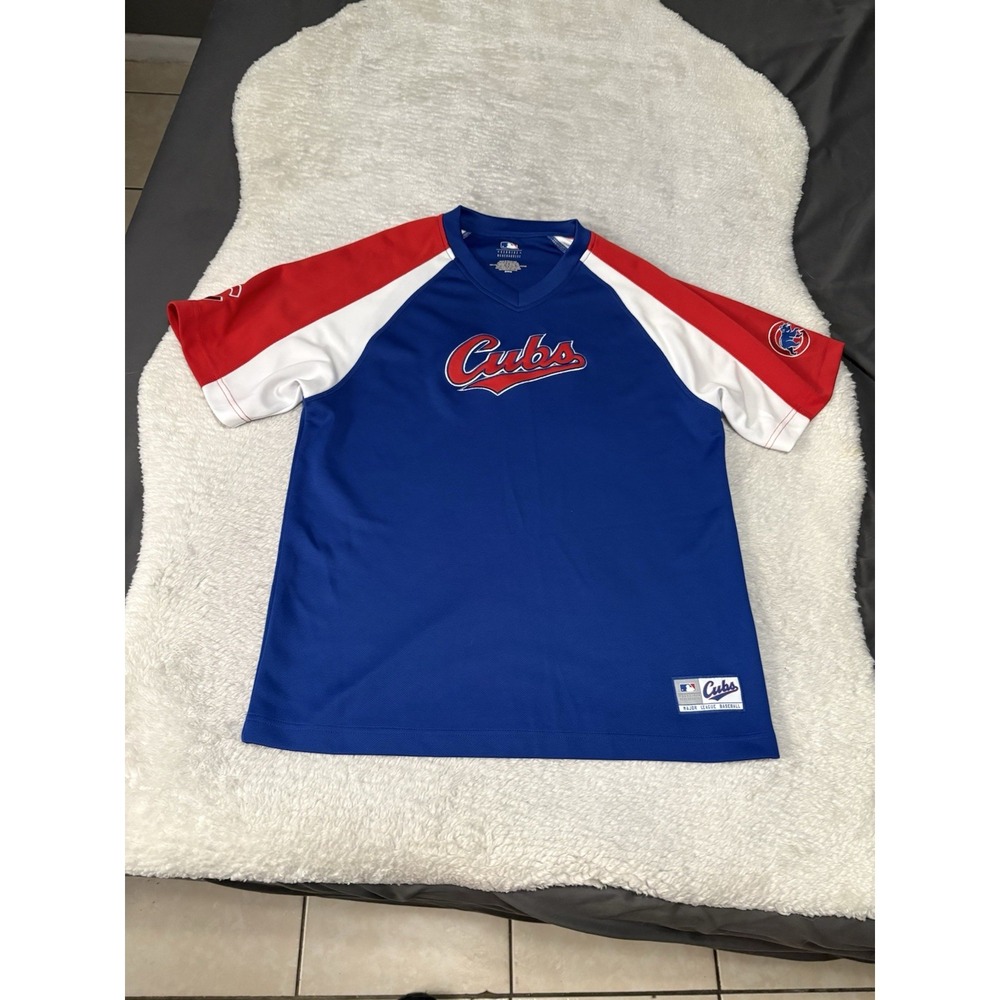 MLB Genuine Merchandise Chicago Cubs Short Sleeve Shirt‎ Size Medium Mens